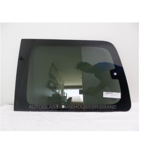MITSUBISHI PAJERO NM/NP - 5/2000 to 10/2006 - 4DR WAGON - LEFT SIDE FLIPPER REAR (WITHOUT AERIAL) - 1 HOLE - PRIVACY TINT  - NEW