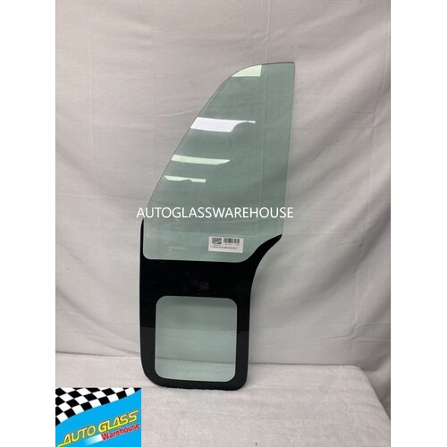 NISSAN ATLAS - 01/1995 to CURRENT - IMPORT TRUCK - LEFT SIDE FRONT QUARTER GLASS - (MANUFACTURING DATE UNKNOWN) - 872 X 365 - GREEN - NEW