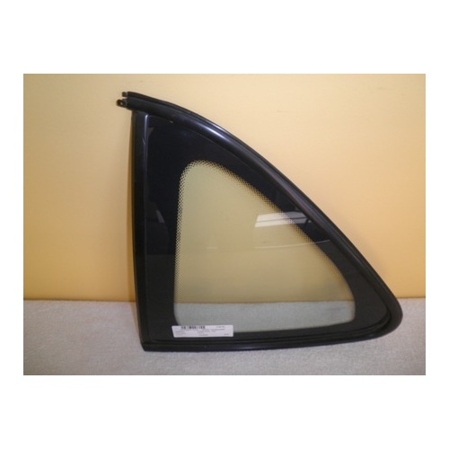 suitable for TOYOTA PASEO EL44 - 6/1991 TO 10/1995 - 2DR COUPE - PASSENGER - LEFT SIDE REAR OPERA GLASS - ENCAPSULATED - (SECOND-HAND)