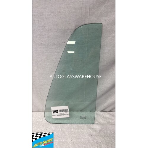 NISSAN UD 01/1997 to 07/2011 CK/CW/MK/PK/LK/MK5 CABOVER - PASSENGER - LEFT SIDE FRONT FIXED VENT WINDOW GLASS - GREEN - NO HOLES - 547 X 280 - NEW