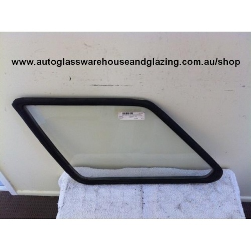 SUBARU LEONE L SERIES - 5DR WAGON 8/84>6/94 - LEFT SIDE CARGO GLASS - ROPE IN - (Second-hand)
