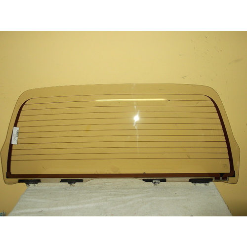 suitable for TOYOTA 4RUNNER KZN165/KNZ185 - 1995 to 01/2002- 4 DOOR WAGON - REAR WINDSCREEN GLASS - (SECOND-HAND)