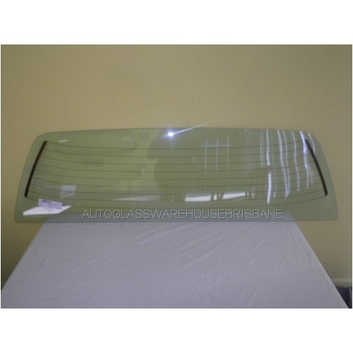 FORD COURIER PC/PD - 2/1985 TO 1/1999 - UTILITY - REAR WINDSCREEN GLASS - HEATED - GREEN - NEW
