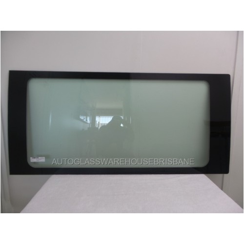 FIAT DUCATO - 2/2007 to CURRENT - XLWB/LWB/MWB VAN - RIGHT SIDE FRONT FIXED BONDED WINDOW GLASS - 1430w X 665h - GREEN - NEW
