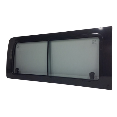 suitable for TOYOTA HIACE KH220/200 SERIES - 4/2005 to 4/2019 - SUPER LWB/LWB VAN - RIGHT SIDE REAR SLIDING WINDOW GLASS - DOUBLE SLIDER, ALLOY FRAME 
