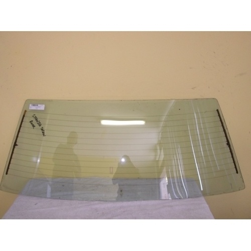 DATSUN STANZA A10 - 1/1978 to 1/1981 - 4DR SEDAN - REAR WINDSCREEN GLASS - (Second-hand)