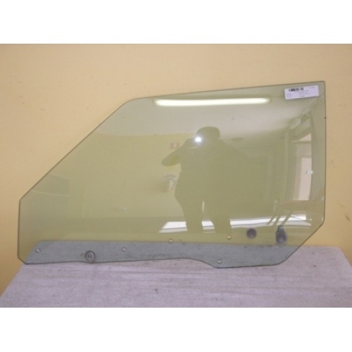 suitable for TOYOTA COROLLA T18 T16 KE70L - 1980 TO 1983 - 2DR COUPE - PASSENGERS - LEFT SIDE FRONT DOOR GLASS - (SECOND-HAND)