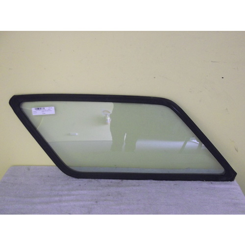 suitable for TOYOTA CORONA RT104/RT118 - 3/1974 to 9/1979 - 4DR WAGON - PASSENGERS - LEFT SIDE REAR CARGO GLASS - (SECOND-HAND)