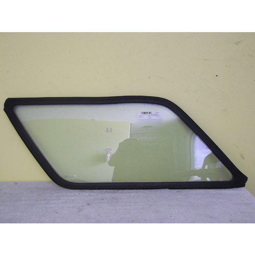 suitable for TOYOTA CORONA RT118 - 3/1974 to 9/1979 - 4DR WAGON - DRIVERS - RIGHT SIDE REAR CARGO GLASS - (SECOND-HAND)