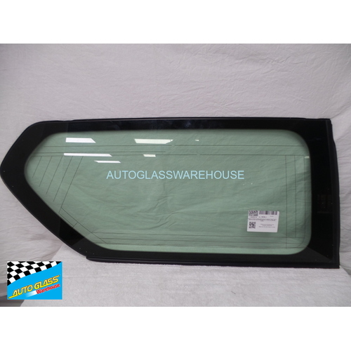 suitable for TOYOTA PRADO 150 SERIES - 11/2009 to CURRENT - 3DR WAGON - DRIVERS -  RIGHT SIDE REAR OPERA GLASS - ENCAPSULATED - GREEN - GENUINE - NEW