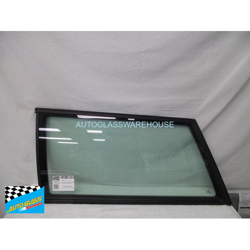 VOLKSWAGEN PASSAT 3BZ - 12/1998 to 2/2006 - 4DR WAGON - PASSENGERS - LEFT SIDE REAR CARGO GLASS - WITH ENCAPSULATION - GREEN - NEW