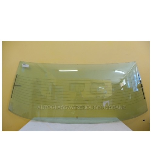FORD FALCON XD/XE/XF - 3/1979 TO 12/1987 - 4DR SEDAN - REAR WINDSCREEN GLASS - GREEN - NEW (MADE TO ORDER)