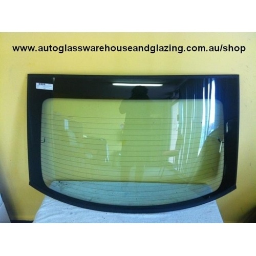 HOLDEN ASTRA TS - 8/1998 to 9/2005 - 3DR/5DR HATCH - REAR WINDSCREEN GLASS - ENCAPSULATED - (Second-hand)