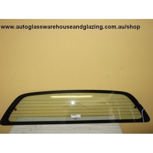HOLDEN BARINA MF/MG/MH - 1/1989 to 4/1994 - 3DR HATCH - REAR WINDSCREEN GLASS - HEATED (WITH WIPER HOLE) - NEW