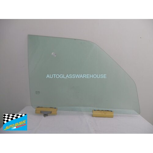 LAND ROVER RANGE ROVER - 5/1995 to 7/2002 - 4DR WAGON - RIGHT SIDE FRONT DOOR GLASS - WITH FITTINGS - GREEN - NEW