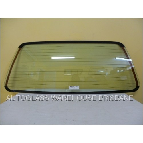 HOLDEN COMMODORE VK/VL - 3/1984 to 8/1988 - 4DR WAGON (CHINA MADE) - REAR WINDSCREEN GLASS - HEATED - NEW
