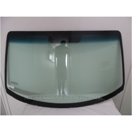 HYUNDAI TIBURON GK - 3/2002 to 2/2010 - 2DR COUPE - FRONT WINDSCREEN GLASS - GREEN WITH BLUE BAND - NEW