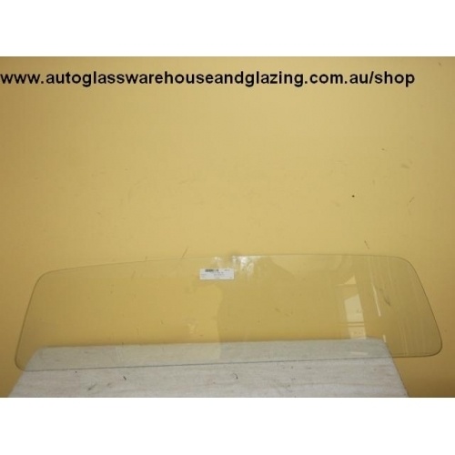 suitable for TOYOTA HILUX RN40 - 11/1979 to 7/1983 - UTE - REAR WINDSCREEN GLASS - NON HEATED - CLEAR - (Second-hand)