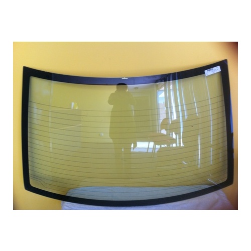 suitable for TOYOTA COROLLA ZZE122R - 12/2001 to 4/2007 - 4DR SEDAN - REAR WINDSCREEN GLASS - HEATED - NEW