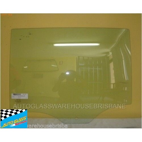 MAZDA BT-50 UP - 10/2011 to CURRENT - 4DR DUAL CAB - PASSENGERS - LEFT SIDE REAR DOOR GLASS - GREEN - NEW