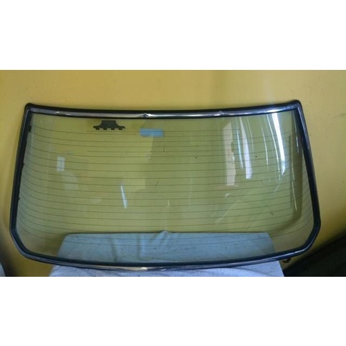 suitable for TOYOTA CORONA IMPORT CARINA ST150/ ST151 - 1983 to 1987 - 5DR LIFTBACK - REAR WINDSCREEN GLASS - (SECOND-HAND)
