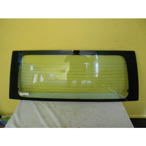 suitable for TOYOTA PRADO 95 SERIES - 7/1996 to 1/2003 - 5DR WAGON - REAR WINDSCREEN GLASS - HEATED - NEW