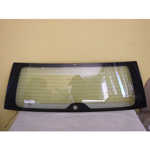 suitable for TOYOTA RAV4 20 SERIES - 7/2000 to 8/2003 - WAGON - REAR WINDSCREEN GLASS - HEATED, WIPER HOLE - NEW