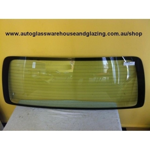 suitable for TOYOTA LANDCRUISER 100 SERIES - 3/1998 to 10/2007 - 5DR WAGON - REAR WINDSCREEN GLASS - HEATED - GREEN - NEW
