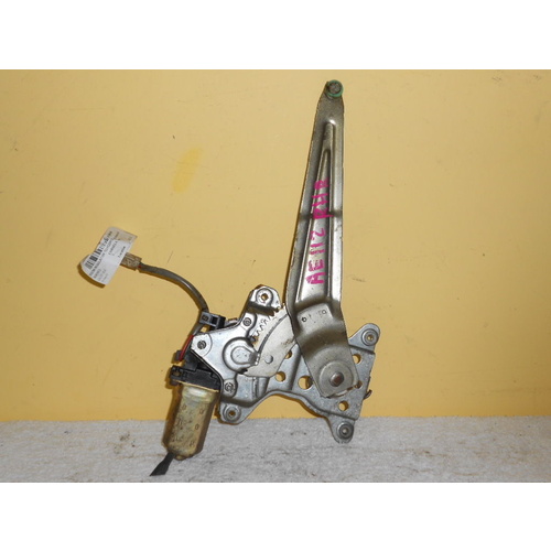 suitable for TOYOTA COROLLA - 5DR HAT 9/98>11/01-DRIVER-RIGHT REAR DOOR-ELECTRIC WINDOW REGULATOR - (Second-hand)
