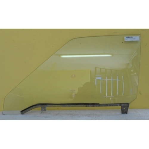 MITSUBISHI SIGMA GE/GH - 10/1977 to 2/1982 - 4DR SEDAN - PASSENGERS - LEFT SIDE FRONT DOOR GLASS (780MM) - (Second-hand)