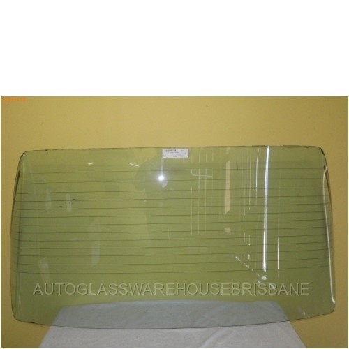 MITSUBISHI SIGMA SCORPION  1/1977 to  1/1982 / GK -2DR COUPE REAR SCREEN - GLASS (700 high X 1425 wide) - (Second-hand)