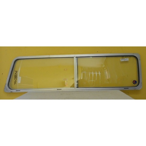 suitable for TOYOTA HIACE RH20 - 5/1977 to 12/1982 - VAN - DRIVER - RIGHT SIDE REAR SLIDER ASSY - 405 X 1515  - (Second-hand)