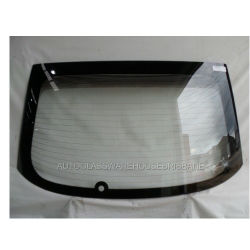 HYUNDAI ACCENT - 3/2003 TO 4/2006 - 3/5DR HATCH - REAR WINDSCREEN GLASS - GREEN - HEATED - 724mm HIGH - NEW