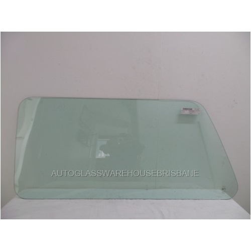 suitable for TOYOTA LITEACE KM20 - 10/1979 to 12/1985 - VAN - PASSENGERS - LEFT SIDE REAR FIXED GLASS - GENUINE - 457 X 1000 - (Second-hand)