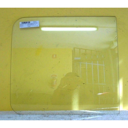 suitable for TOYOTA LITEACE KM20 - VAN 10/79>12/85 - DRIVERS-RIGHT MIDDLE REAR FIXED PIECE GLASS (442 x 477) - (Second-hand)