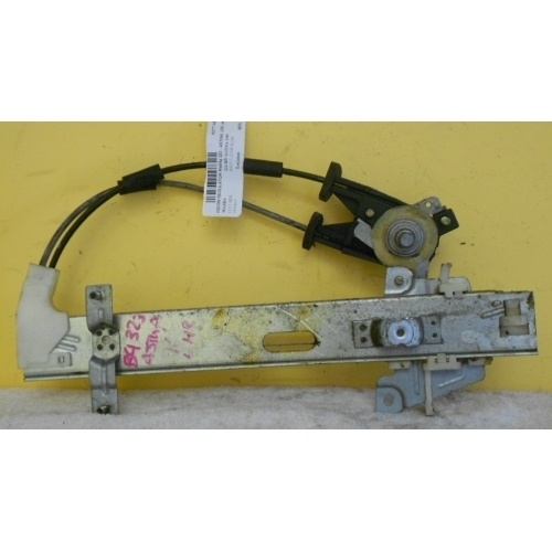 MAZDA 323 ASTINA - 5DR HAT 7/89>5/94  LEFT REAR DOOR MANUAL WINDOW REGULATOR - (Second-hand)