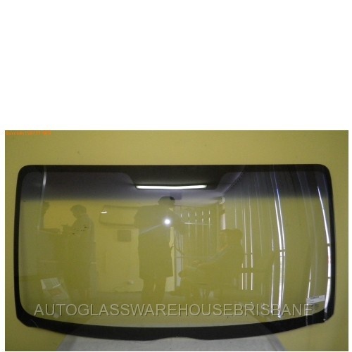 suitable for TOYOTA HIACE 200 SERIES - 4/2005 to 4/2019 - LWB TRADE VAN - FRONT WINDSCREEN GLASS - LOW E SOLAR COATING, MIRROR BUTTON - NEW