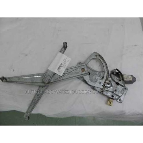 HOLDEN COMMODORE VY/VZ - 9/1997 to 3/2007 - SEDAN/WAGON - RIGHT SIDE FRONT WINDOW REGULATOR - ELECTRIC - (Oval Plug)  - (Second-hand)
