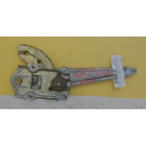 suitable for TOYOTA COROLLA-AE92 - SED/HAT 6/89>8/94  LEFT REAR DR-MANUAL WINDOW REGULATOR - (SECOND-HAND)