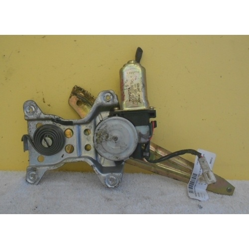 suitable for TOYOTA COROLLA-AE112 - 5DR HAT 9/98>11/01  LEFT REAR DR ELECTRIC WINDOW REGULATOR - (SECOND-HAND)