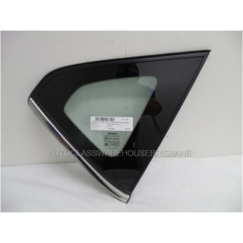 NISSAN PULSAR C12 - 5/2013 TO CURRENT - 5DR HATCH - DRIVERS - RIGHT SIDE REAR OPERA GLASS - (Second-hand)