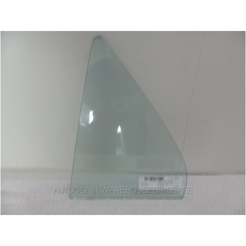 suitable for TOYOTA COROLLA AE90 AE92 - 6/1989 to 8/1994 - 4DR SEDAN - PASSENGERS - LEFT SIDE REAR QUARTER GLASS - (IN REAR DOOR) - GREEN - NEW