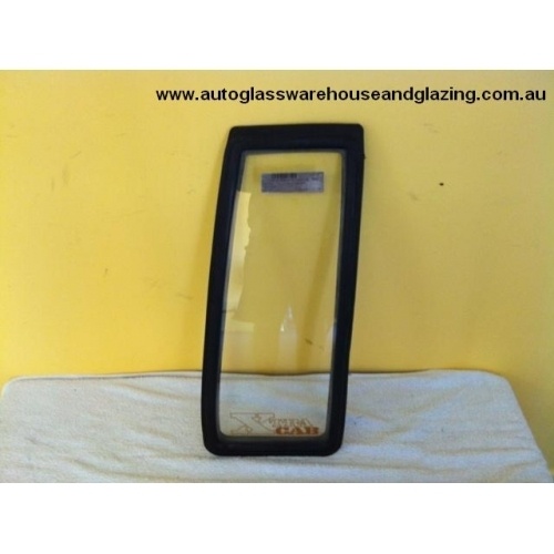 suitable for TOYOTA HILUX LN/RN50/60 - 8/1983 to 7/1988 - 2DR XTRA CAB - DRIVERS - RIGHT SIDE REAR OPERA GLASS - (Second-hand)