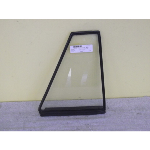 suitable for TOYOTA COROLLA KE36/38 - WAGON 1974>1981 - DRIVERS-RIGHT SIDE REAR QUARTER GLASS - (SECOND-HAND)