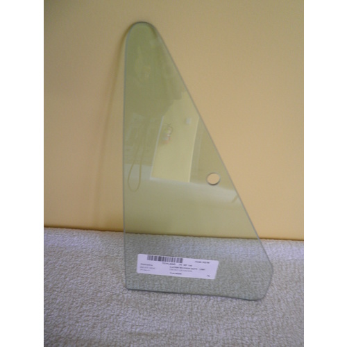 suitable for TOYOTA LANDCRUISER 75/77/78/79 SERIES - 1/1985 TO 12/2006 - TROOP CARRIER/UTE - DRIVER - RIGHT SIDE FRONT QUARTER GLASS - GREEN - NEW