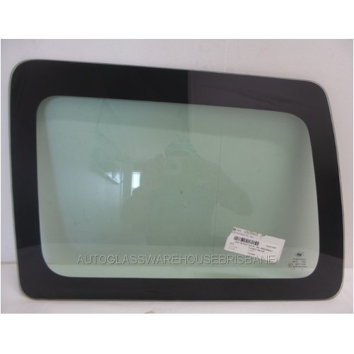 JEEP PATRIOT MK - 8/2007 to 12/2016 - 4DR WAGON - LEFT SIDE REAR CARGO GLASS - GREEN - NEW