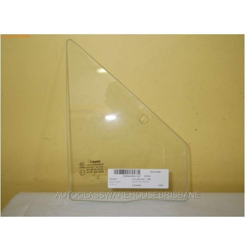 NISSAN NAVARA D21 - 1/1986 to 3/1997 - UTILITY - DRIVERS - RIGHT SIDE FRONT QUARTER GLASS - NEW