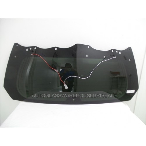 suitable for TOYOTA PRADO 150 SERIES - 11/2009 to CURRENT - 5DR WAGON -  REAR WINDSCREEN GLASS - LIFT UP, ALTITUDE, 17 HOLES - PRIVACY GREY - NEW