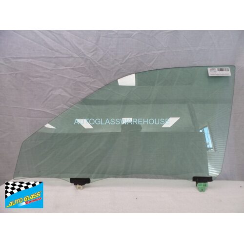 suitable for LEXUS IS SERIES - 3/1999 TO 10/2005 - SEDAN/WAGON - PASSENGERS - LEFT SIDE FRONT DOOR GLASS - GREEN - NEW (GLASS ONLY)