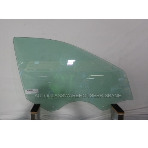 MERCEDES C CLASS W203 - 12/2000 TO 2003 - SEDAN/WAGON - DRIVERS - RIGHT SIDE FRONT DOOR GLASS (2 HOLES) - GREEN - NEW